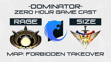 ZH - Rage (demo) vs Size (USA) Game Cast