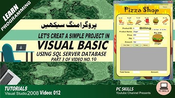 Visual Basic Dot Net Tutorial for Beginners Video 012 How to Work with SQL SERVER Database in VB.Net