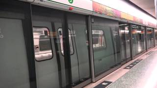 【潛水金龍】港鐵 KTL M-Train (A111/A166) 駛離彩虹站中央月台 (不載客)
