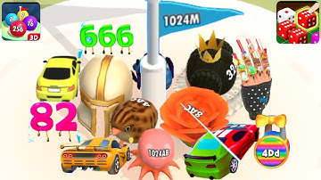 Merge Blocks 3D 2048 puzzle | Unlock ( 2048 ) insects 2048 ball 3d video games New Update Levels#10