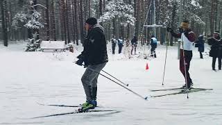 Субботние соревнования по лыжным гонкам в рамках спартакиады.