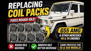 Coil Pack Replacement Mercedes V8 M113 M113k - The Missing Piece after Spark Plugs - Fix Rough Idle