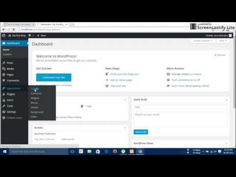 How to install a  WordPress theme