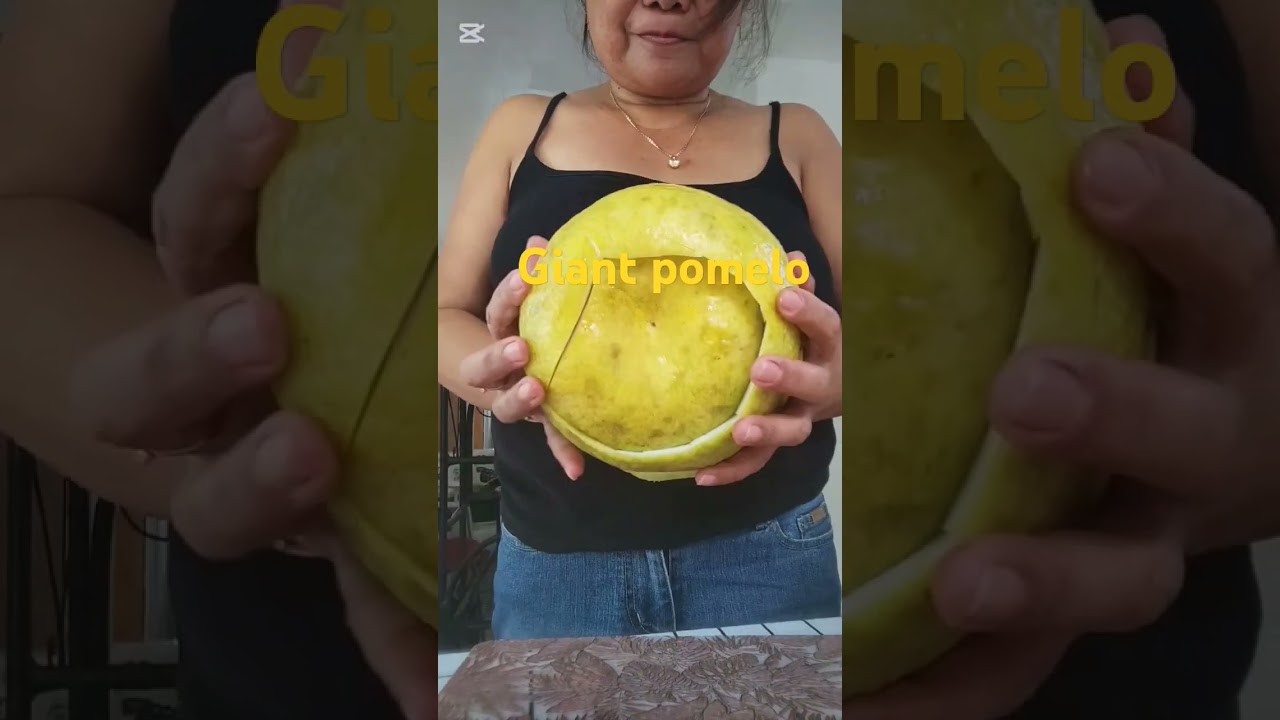 Giant Pomelo from our backyard #shortvideo #shortsviral
