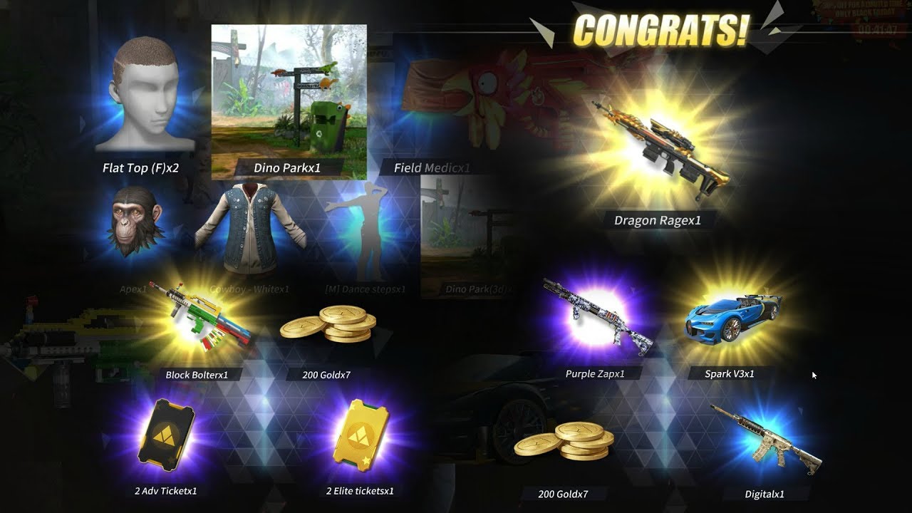 I Got Ridiculously Lucky With These Pulls on Black Friday - Rules of Survival Lucky Pulls