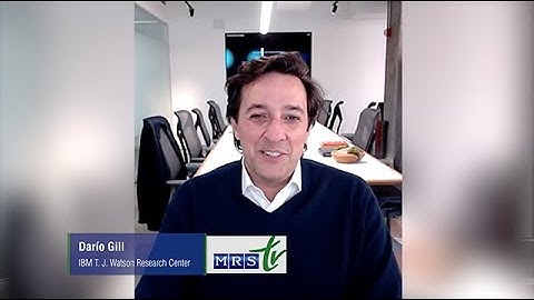 Dario Gil - Plenary Session Featuring The Fred Kavli Distinguished Lectureship in Materials Science