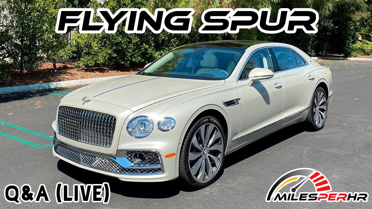 2021 Bentley Flying Spur V8 First Edition Q&A (Live)