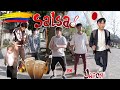 JAPONESES BAILAN musica latina | SALSA 😂