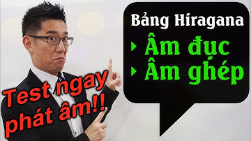 Học bảng chữ cái tiếng Nhật Hiragana #2: Âm đục, Âm ghép | Learn Japanese Hiragana