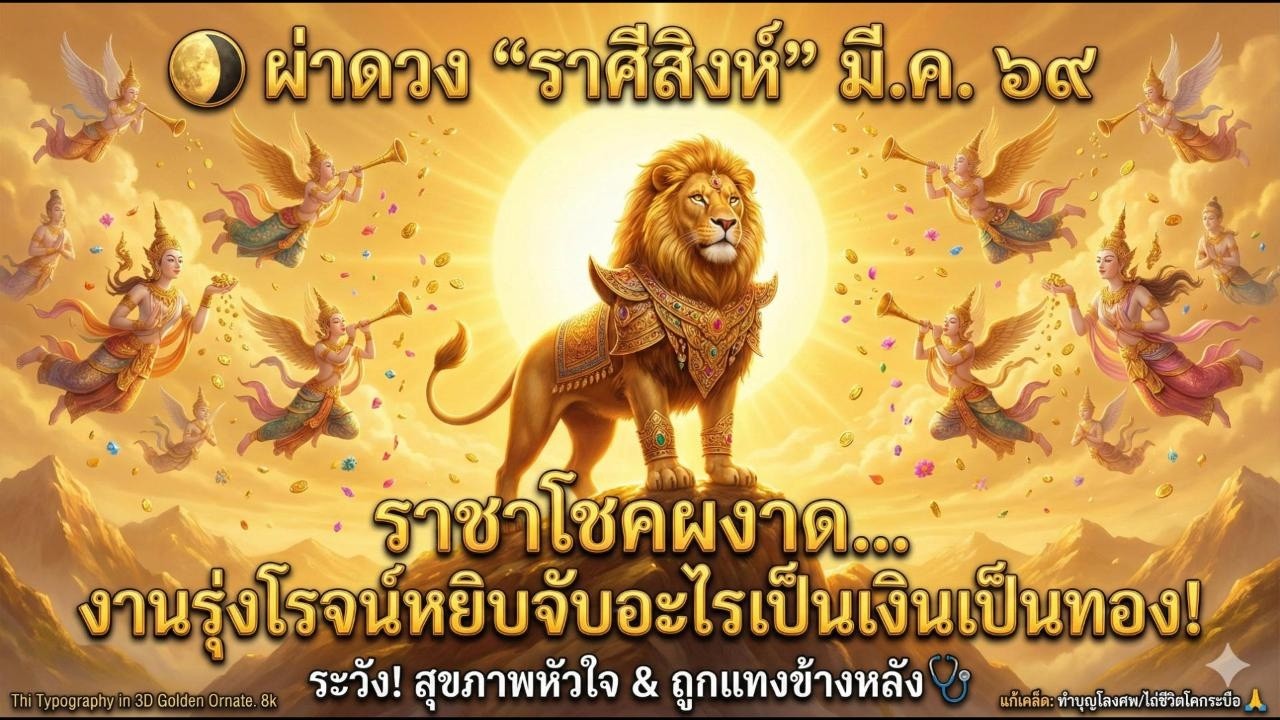 👻 ดวงมีนา 69! ชาวสิงห์ 