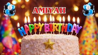 AMIYAH Happy Birthday To You 🎉 | Birthday Wishes & Song