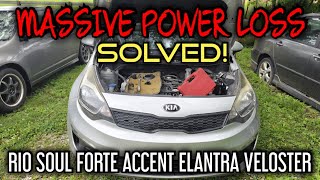 Career Overview Kia Rio Massive Power Loss SOLVED!!! No Power Running Rough