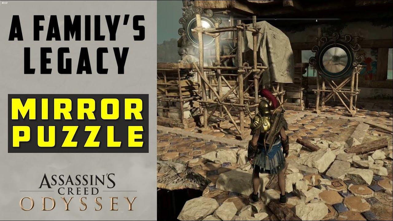 How to Open the Door in A Family's | Align Mirrors & Solve | ASSASSIN'S CREED ODYSSEY - YouTube