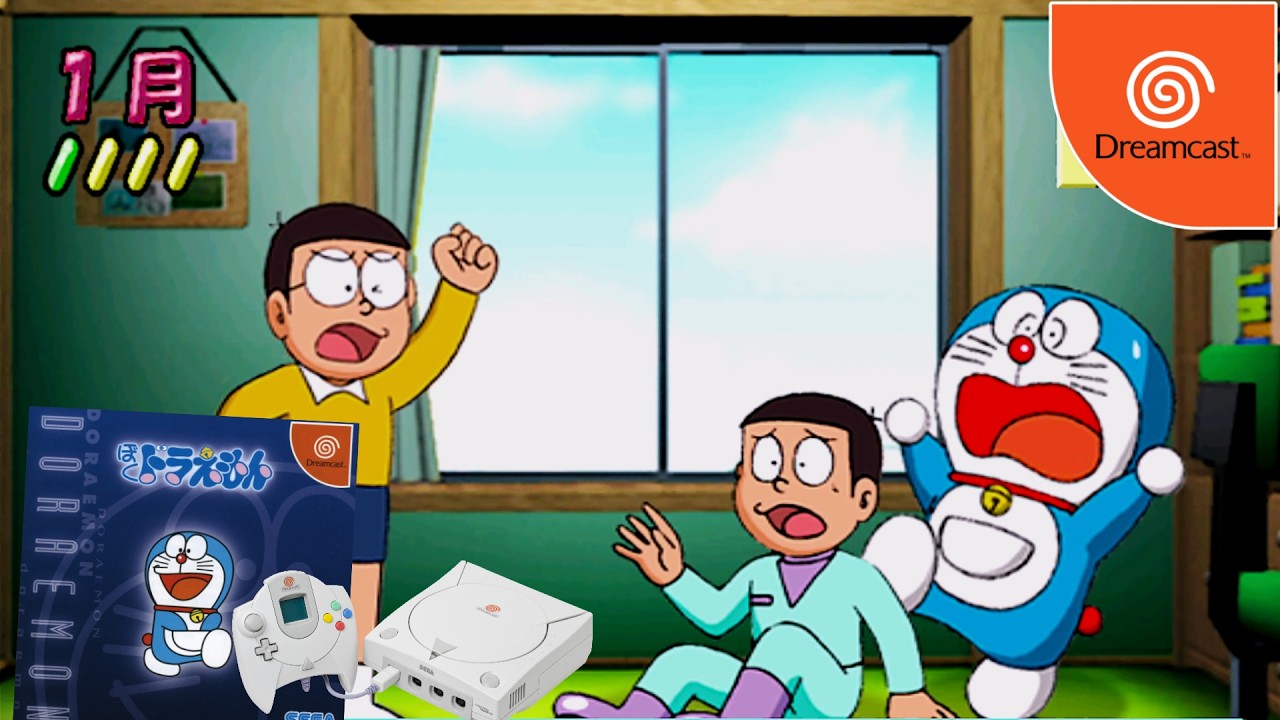 Boku, Doraemon (2001) SEGA Dreamcast Gameplay in HD～4K 60FPS