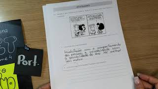 CORREÇÃO PET volume 4 - 4ª Semana - 5º Ano - Língua Portuguesa screenshot 5