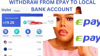 How To Withdraw From Epay Wallet To Local Bank Account Full Tutorial
