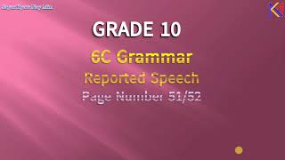 Grade 10 6C Grammar - Reported speech - Questions - Exercise B