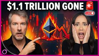 SHOCKING $1.1 TRILLION GONE IN ONE DAY 🚨 Saylor Issues Brutal Ethereum Warning Crypto Fear Explodes