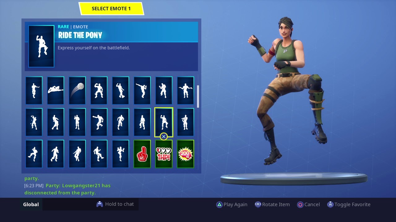 Fortnite Default Ramirez Doing 40+ Emotes - YouTube