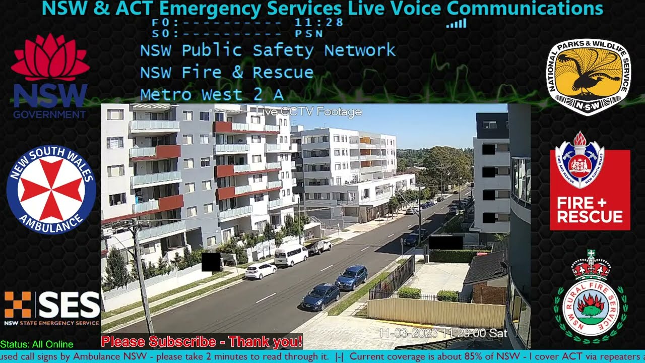 [11/03/2023] Sydney & NSW Emergency Services Radio Communications