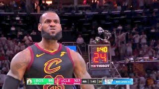 LeBron James'in masaya yumruğu vurduğu anlar | Cavs vs Celtics | [TÜRKÇE] 🔥