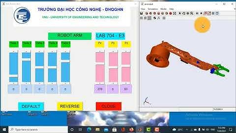 Mô phỏng matlab động học nghịch tay máy 5 dof