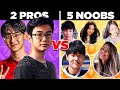 2 pros vs 5 noobs can s0m  tenz defeat offlinetv and friends