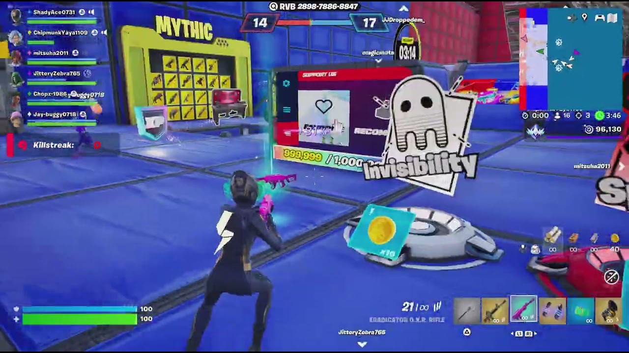 Me just playing Crazy Red vs Blue in Fortnite