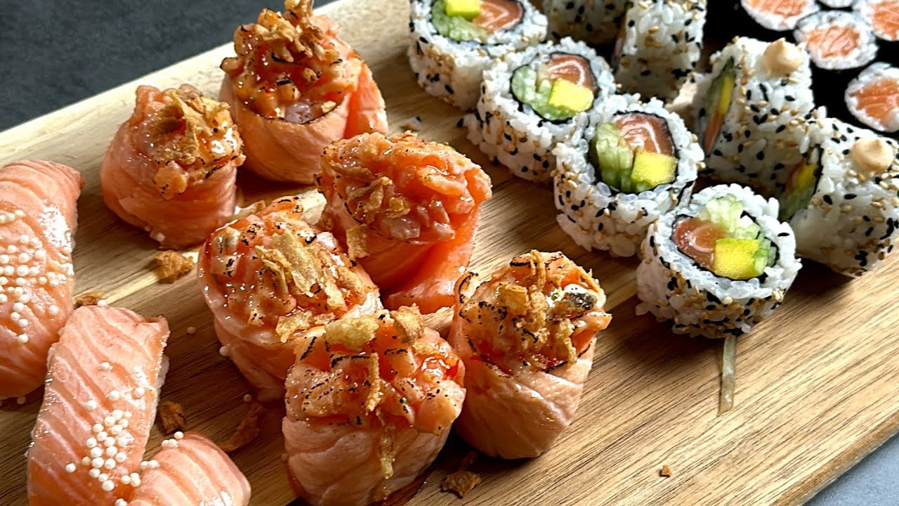 Queres aprender a fazer sushi?...