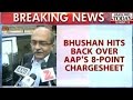 Bhushan Hits Back Over AAP's