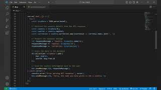 Creating a Telegram chat bot that interacts with a firestore database and an external API