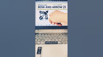 How to Make a Bow and Arrow 🏹 in MS Word | Hidden Unicode Trick #Shorts #asmr