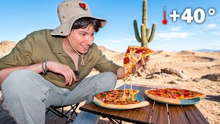 Hice una PIZZA en medio del DESIERTO 🌵🍕