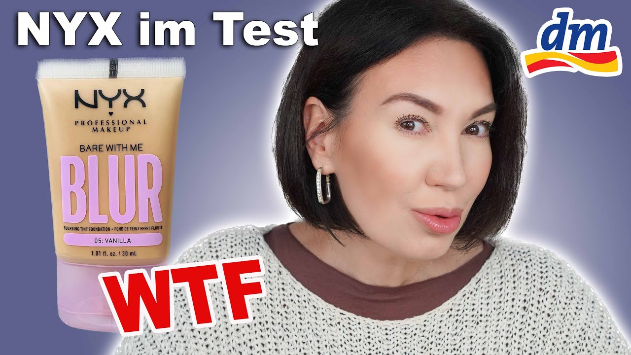 WTF! 😎 DROGERIE NYX Bare with Me Blur Foundation im Test | Natali Nordbeauty