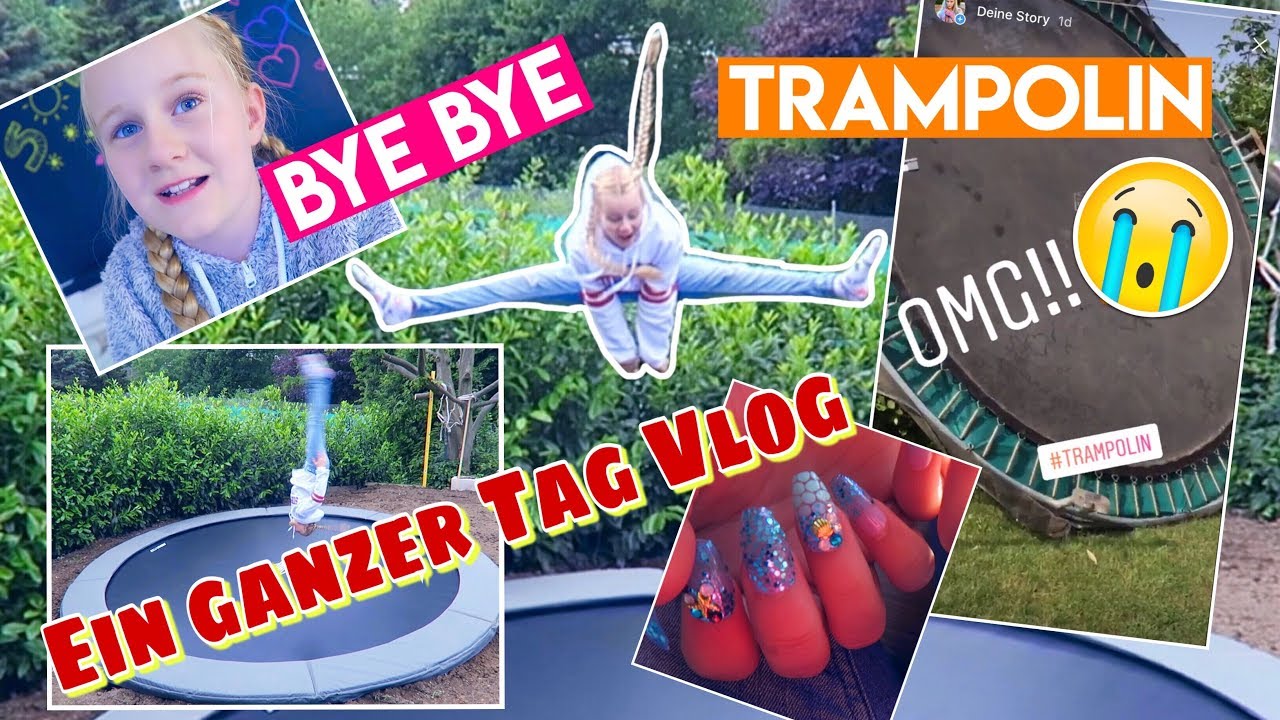 OMG Trampolin Abschied😳 Gelnägel mit 10 ? Mavie 's Vlog mavie noelle instagram