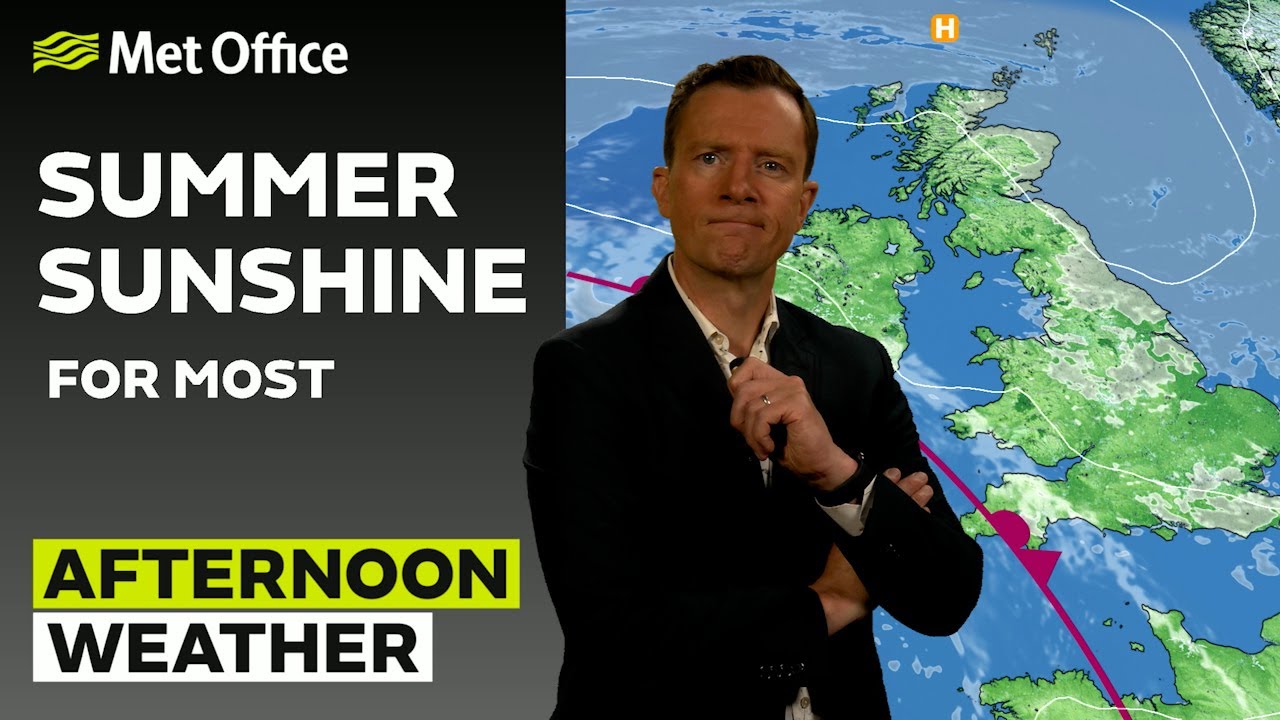 18/08/2025 - Summer sunshine – Afternoon Weather Forecast UK - Met Office Weather