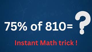 75% of 810 (Seventy five percent of 810)