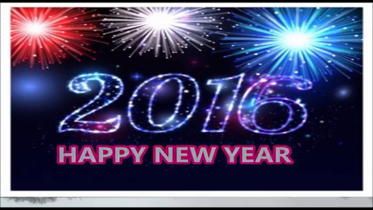 Happy new year 2017 greetings card Happy New Year 2016 - Beautiful Wishes/New Year greetings/Whatsapp Video/E-card/Quotes/Full HD