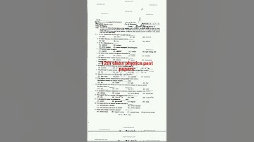 12th class physics annual guess papers ll important guess