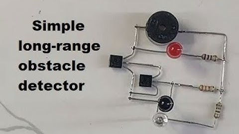 Simple DIY long range obstacle detector Proximity sensor