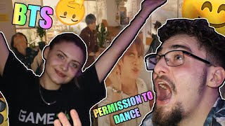 Me and my sister watch BTS (방탄소년단) 'Permission to Dance' Official MV for the first time (Reaction)