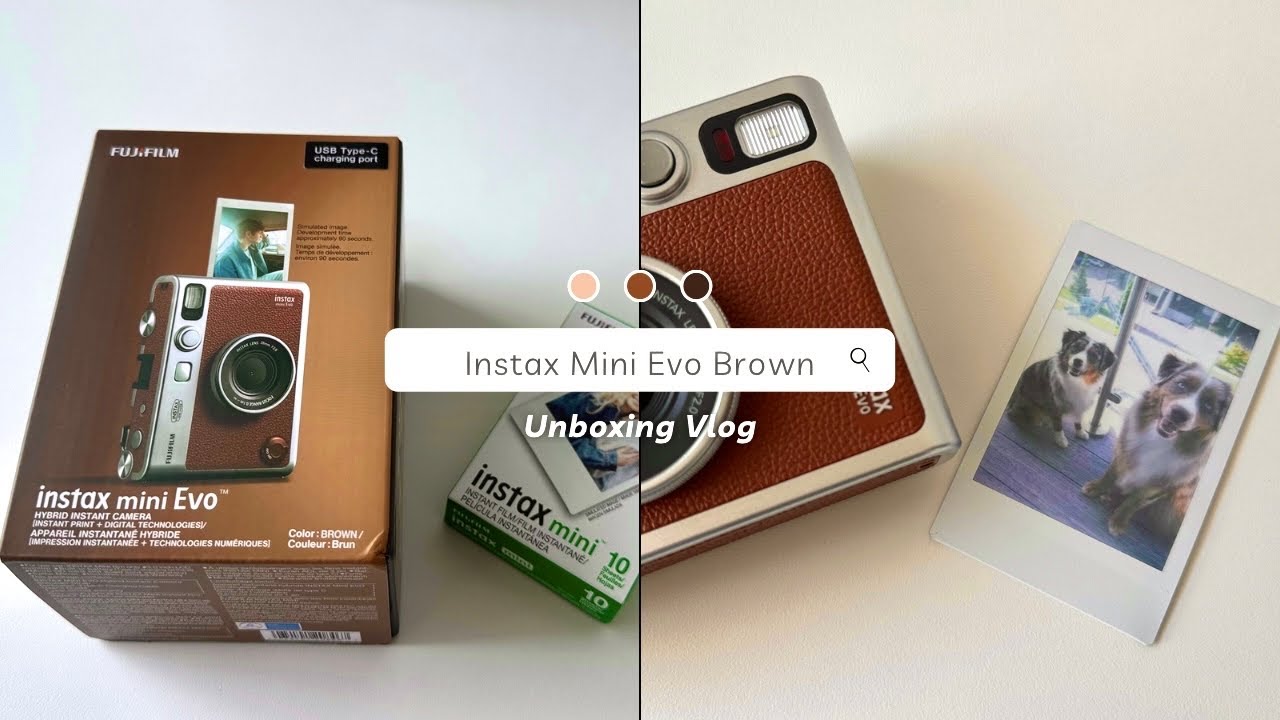 FUJIFILM INSTAX MINI EVO MARRON