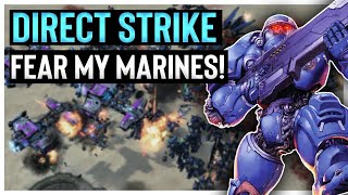 I made way too many marines in Direct Strike! Starcraft 2