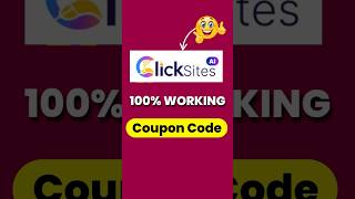 ClickSites AI Coupon Code | clicksites coupon code | clicksites ai discount code