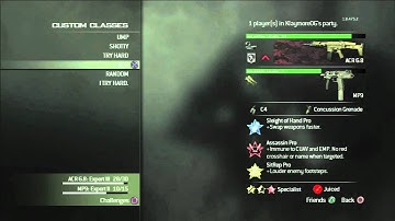 MW3: Create a class setup by OlliesHub