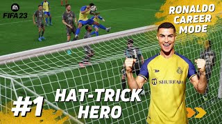 FIFA 23 Ronaldo Player Career Mode EP1 | Hat-Trick Hero Cristiano Ronaldo