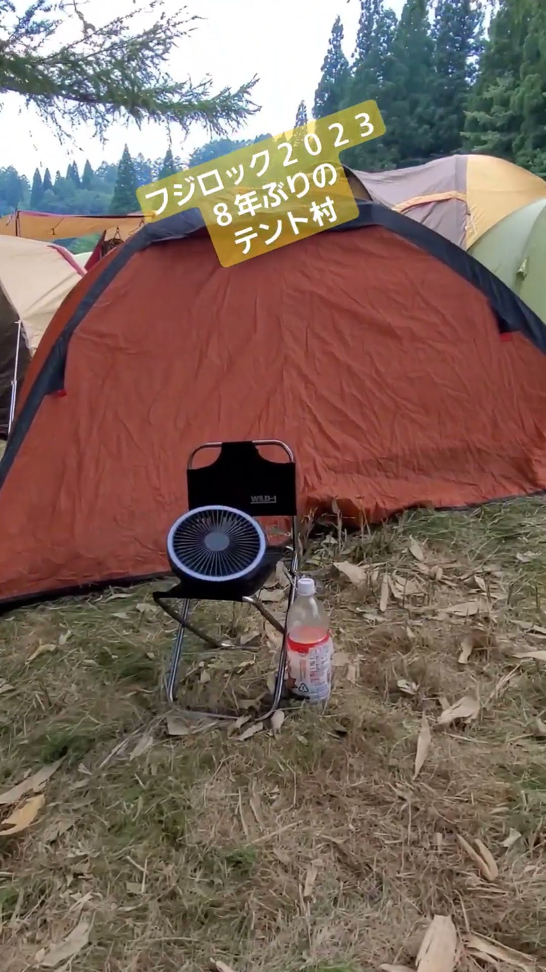 フジロック Fuji Rock 2023 一人テント 8年ぶりのテント村