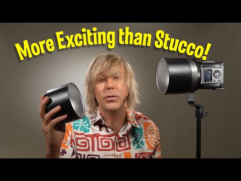 Fitting a Godox ADR9 reflector onto a Ulanzi VL120bi COB LED video light for vlogging and camera pho