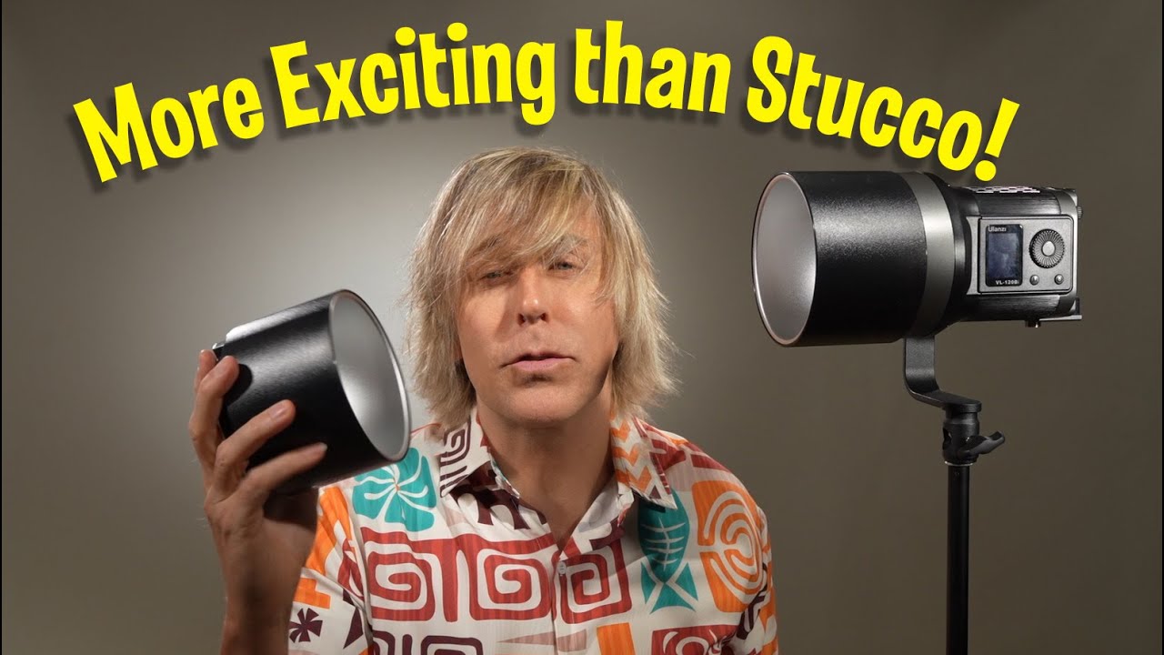 Fitting a Godox ADR9 reflector onto a Ulanzi VL120bi COB LED video light for vlogging and camera pho