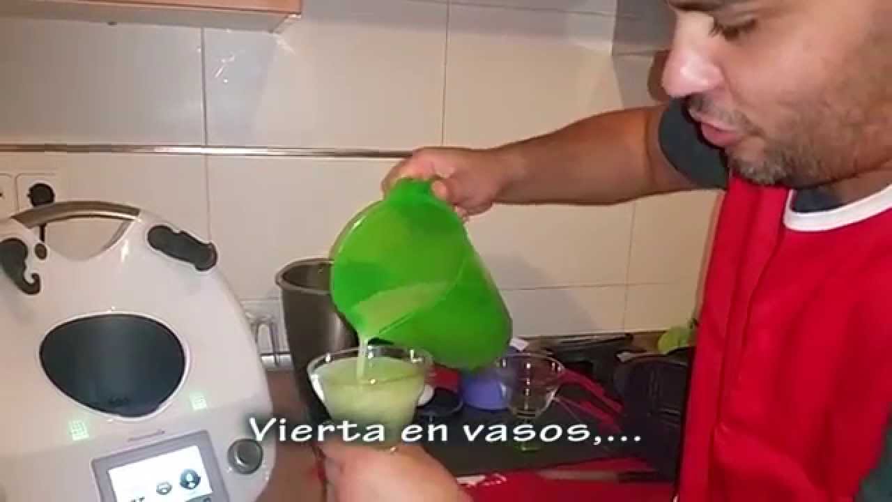SORBETE DE MOJITO CON THERMOMIX